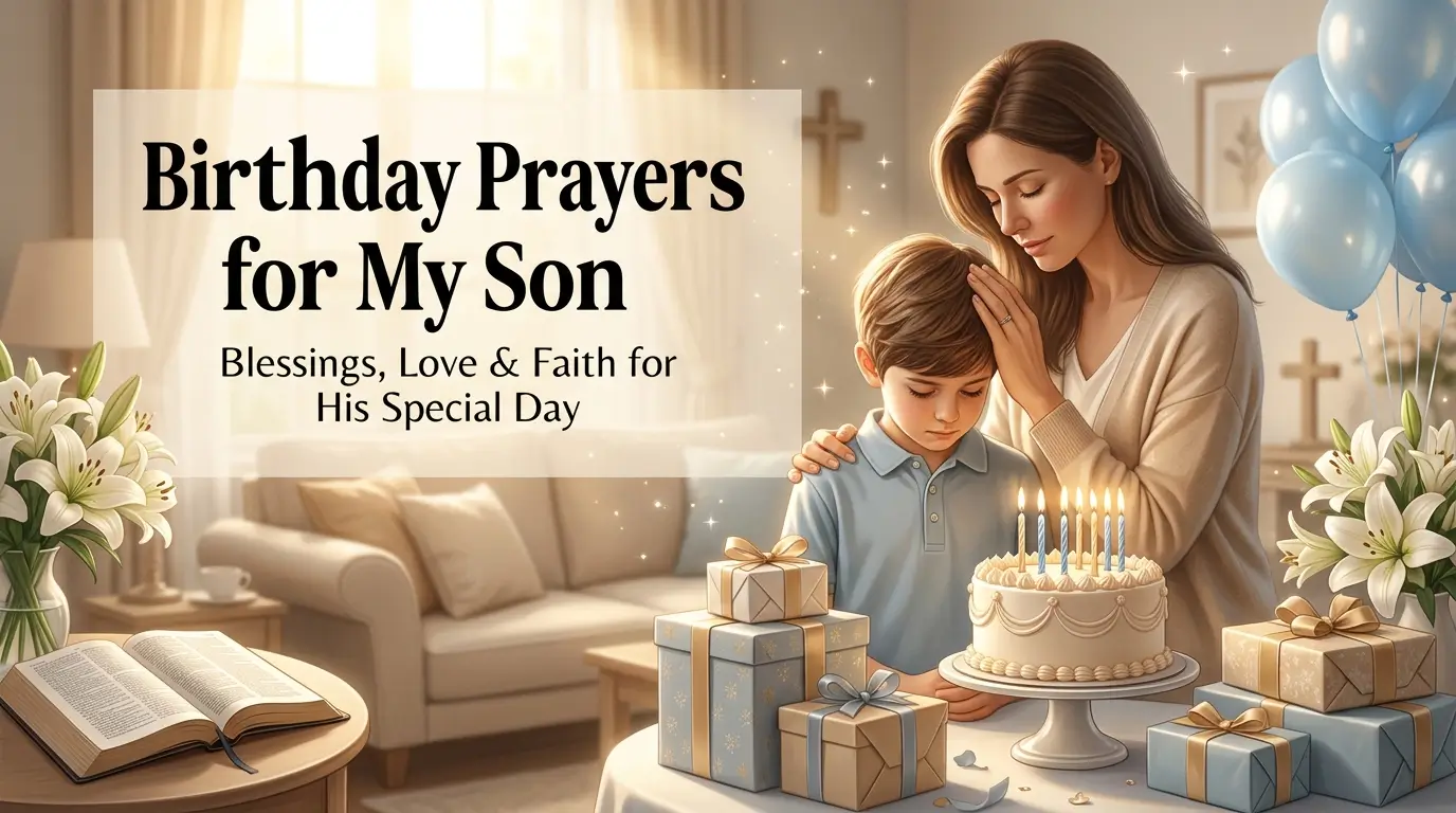 birthday prayers for my son
